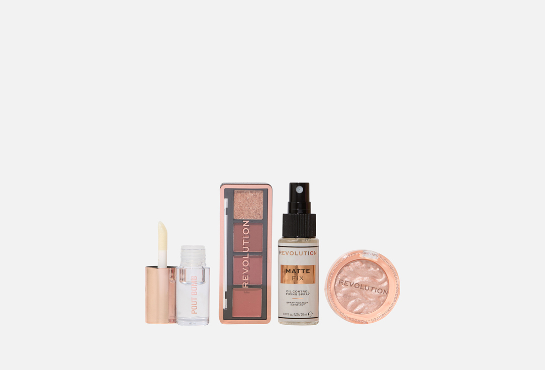 MakeUp Revolution Makeup Gift Set The Icons Minis Forever 4 pcs MakeUp Revolution Makeup Gift Set The Icons Minis Forever