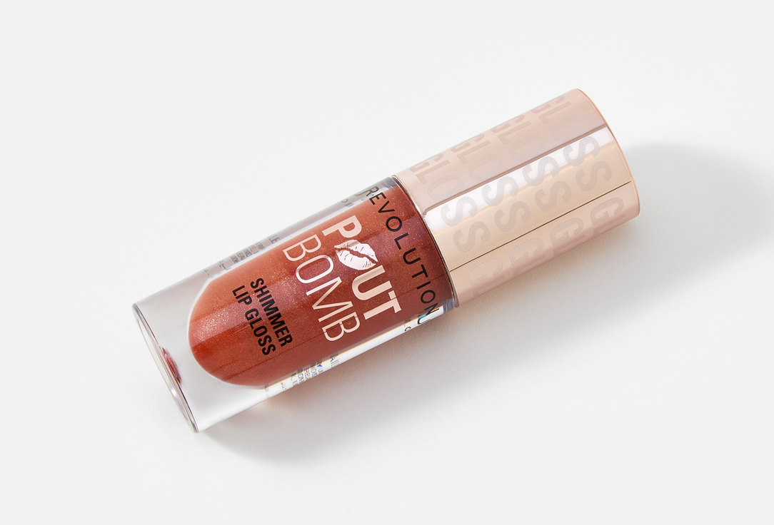 MakeUp Revolution Lip Gloss Pout Bomb Shimmer Gloss Gold 4.5 ml MakeUp Revolution Lip Gloss Pout Bomb Shimmer Gloss