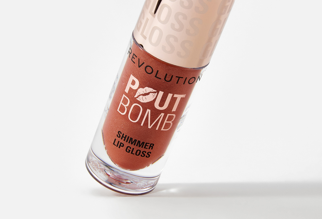 MakeUp Revolution Lip Gloss Pout Bomb Shimmer Gloss Gold 4.5 ml MakeUp Revolution Lip Gloss Pout Bomb Shimmer Gloss