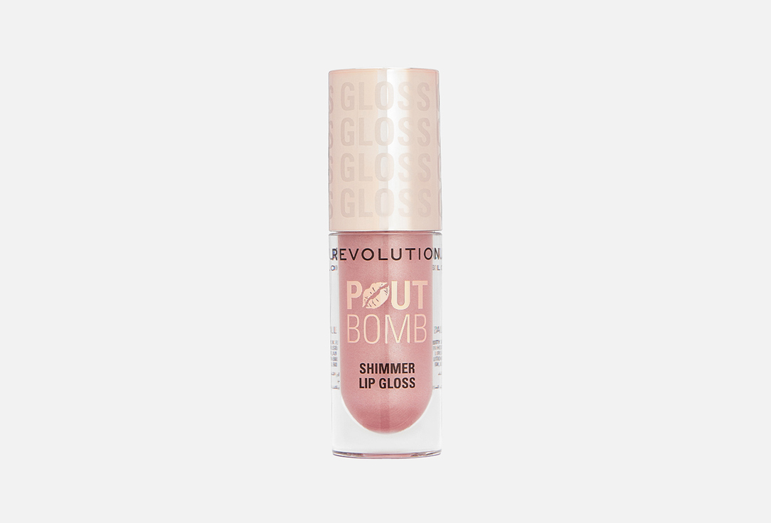 MakeUp Revolution Lip Gloss Pout Bomb Shimmer Gloss Pink 4.5 ml MakeUp Revolution Lip Gloss Pout Bomb Shimmer Gloss