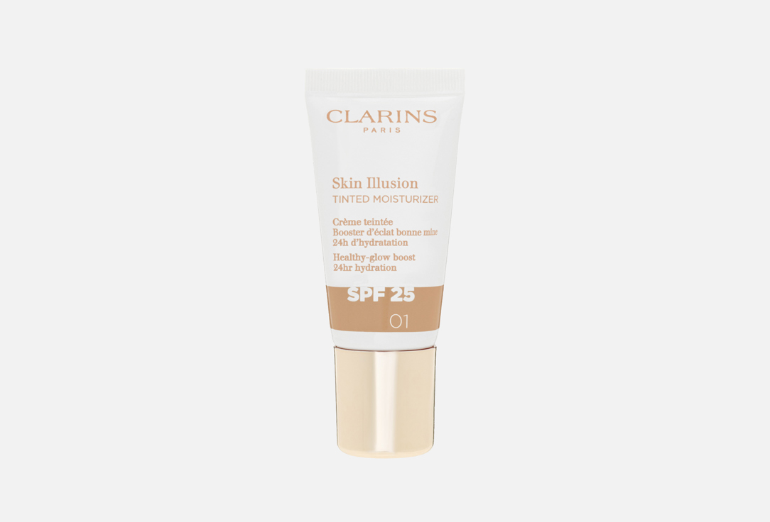 Clarins Illuminating Creamy Foundation SPF25 Skin Illusion Tinted Moisturizer