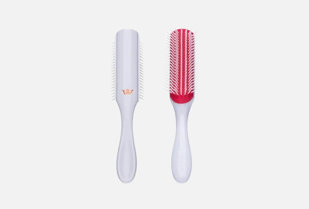 Denman Styling Brush D3 White with Rose Gold Crown