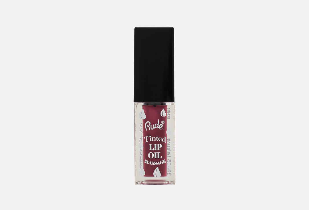 Rude Cosmetics Nourishing lip tinted oil Massage tinted & plumping Leisure 32 ml Rude Cosmetics Nourishing lip tinted oil Massage tinted & plumping