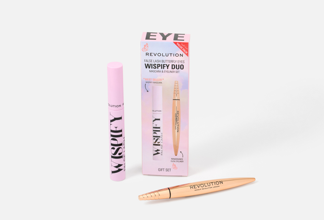 MakeUp Revolution Mascara & Eyeliner Set Wispify Duo