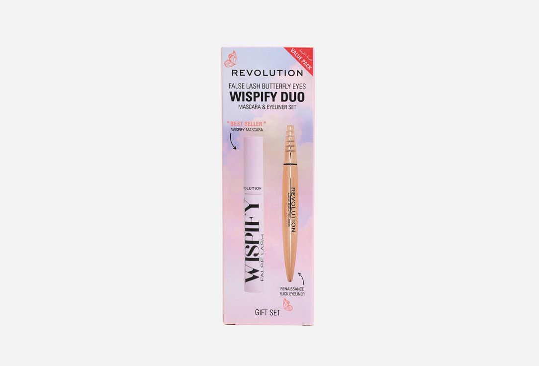 MakeUp Revolution Mascara & Eyeliner Set Wispify Duo