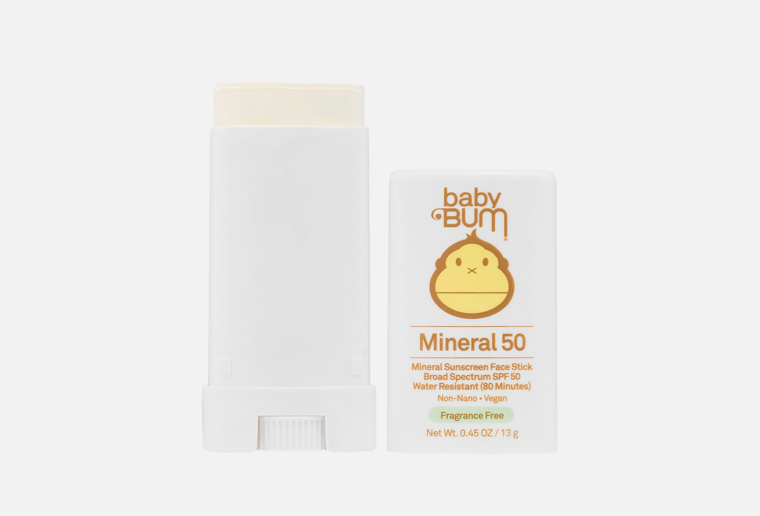Sun bum Lightweight Face Stick SPF 50 Baby Bum Mineral Sunscreen Stick