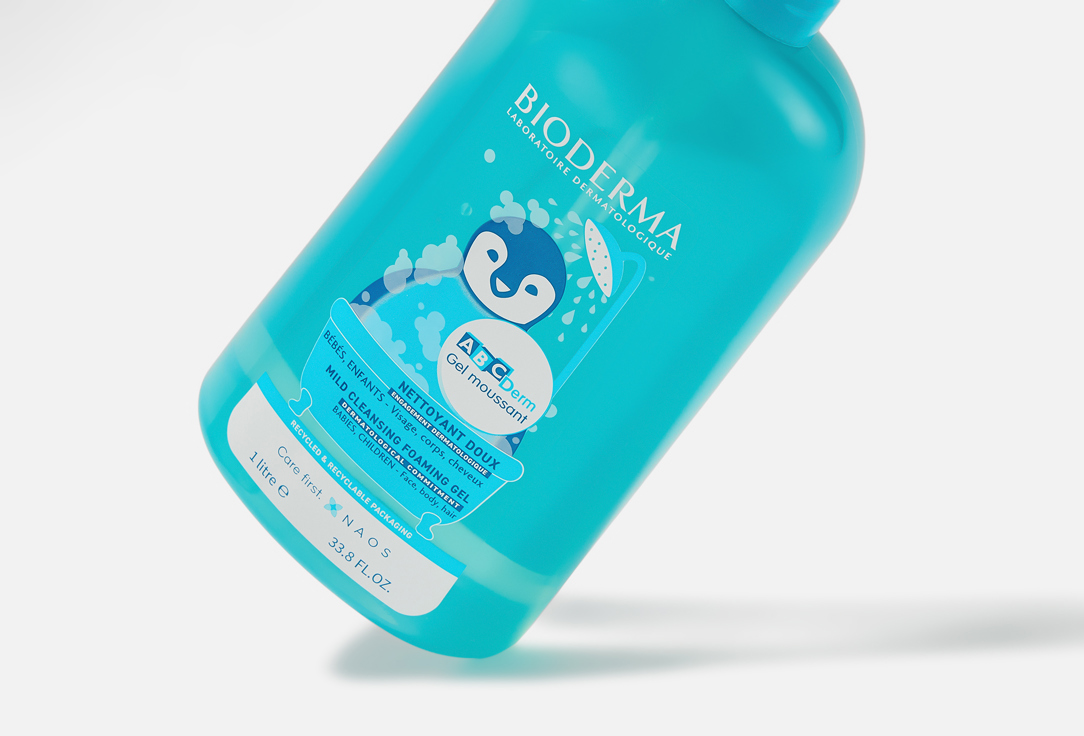 Bioderma Body Cleansing foam Abcderm moussant 1000 ml Bioderma Body Cleansing foam Abcderm moussant