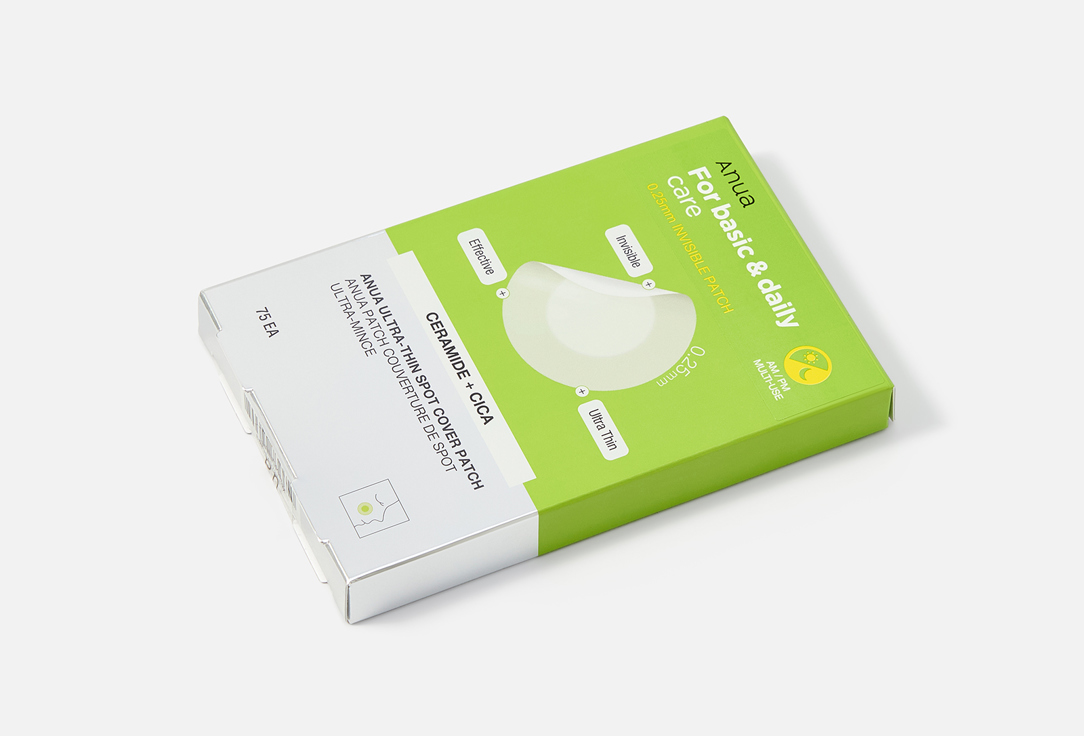 ANUA Ультратонкие патчи от прыщей for basic daily