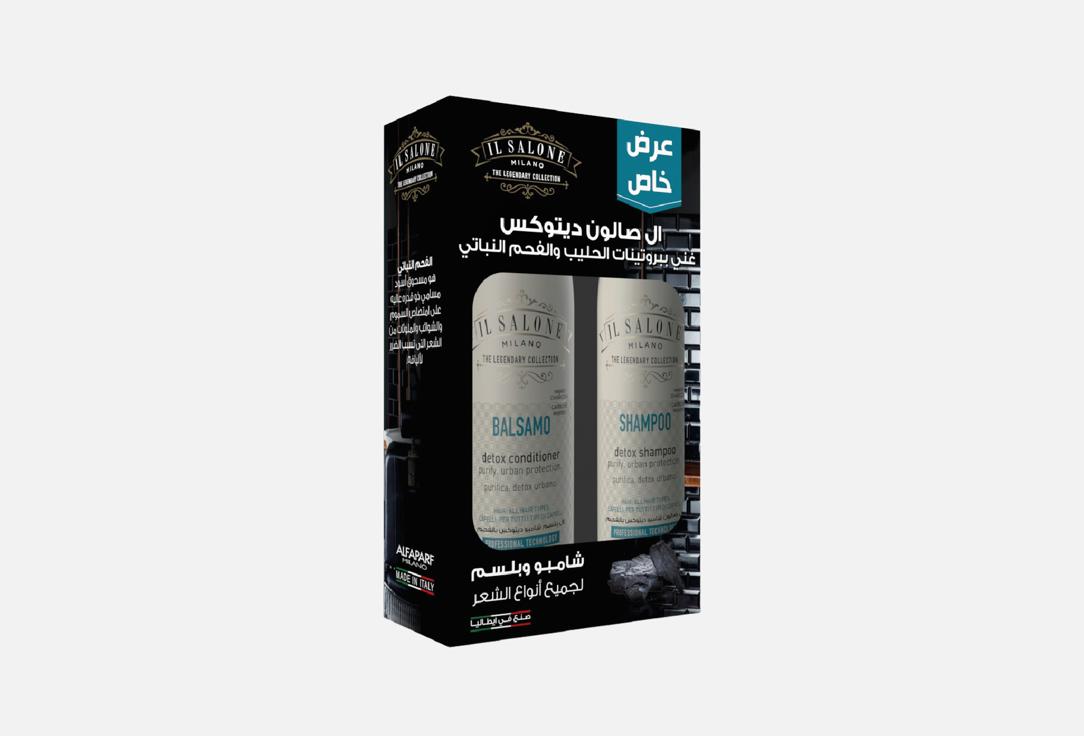 إل صالون ميلانو شامبو وبلسم للشعر ديتوكس برومو 2 قطعة إل صالون ميلانو شامبو وبلسم للشعر ديتوكس برومو