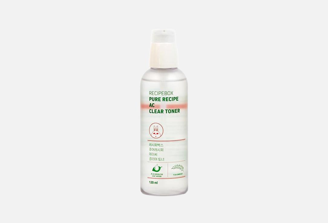 Recipebox Moisturizing face toner Pure recipe ac