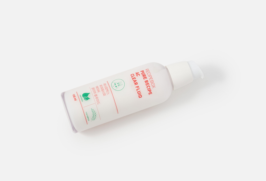 Recipebox Moisturizing and soothing face fluid Pure recipe ac 120 ml Recipebox Moisturizing and soothing face fluid Pure recipe ac