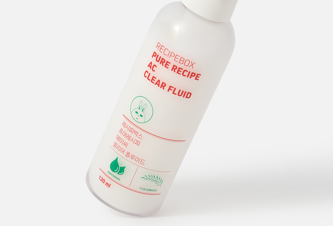 Recipebox Moisturizing and soothing face fluid Pure recipe ac 120 ml Recipebox Moisturizing and soothing face fluid Pure recipe ac