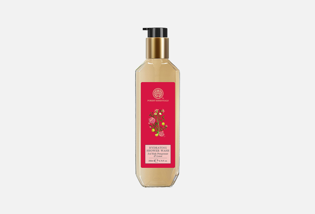Forest Essentials Shower Gel Iced Ruby Pomegranate & Lemon Shower Wash