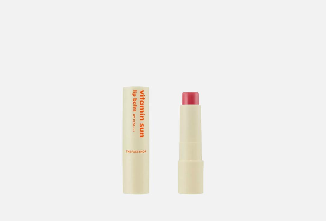 THE FACE SHOP Lip Balm Vitamin Sun 02, Pink 3.9 g THE FACE SHOP Lip Balm Vitamin Sun