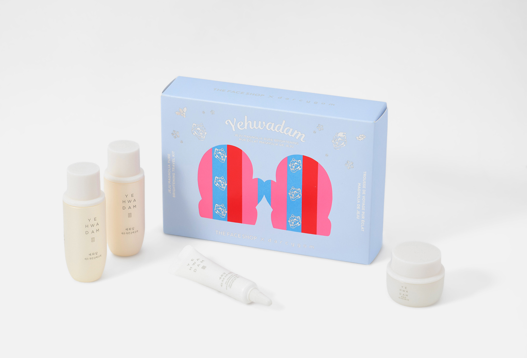 Yehwadam Rejuvenating Skincare Set Jeju Magnolia Travel Kit