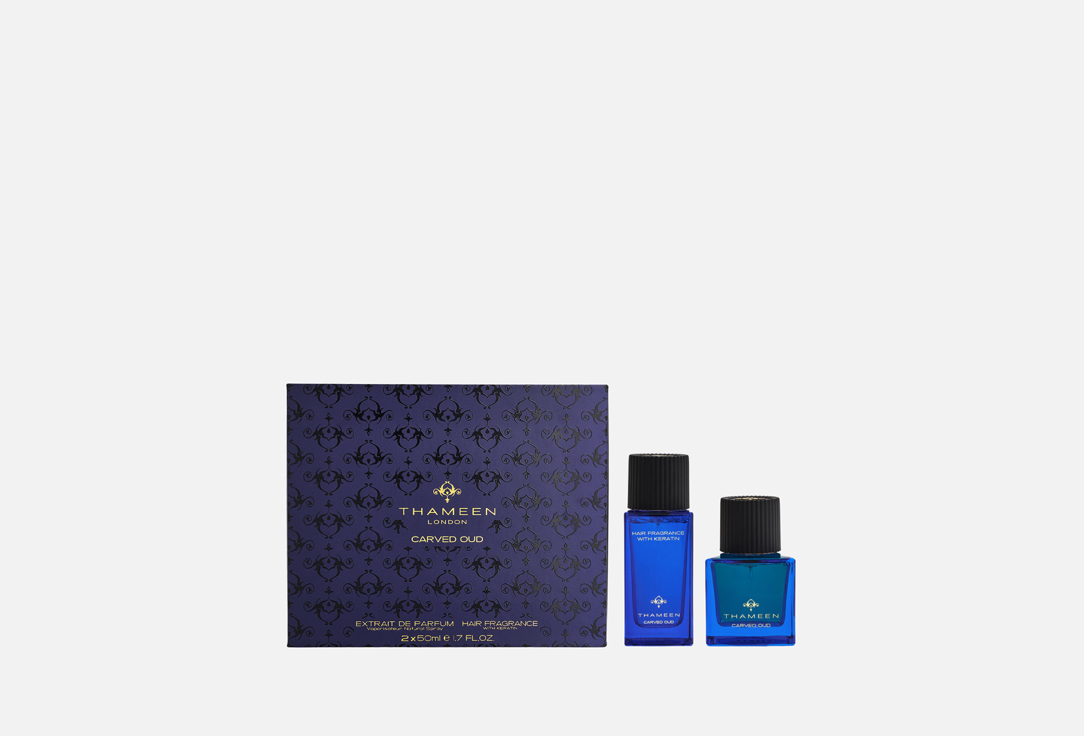 Thameen London Extrait de Parfum & Hair Fragrance Gift Set Carved Oud