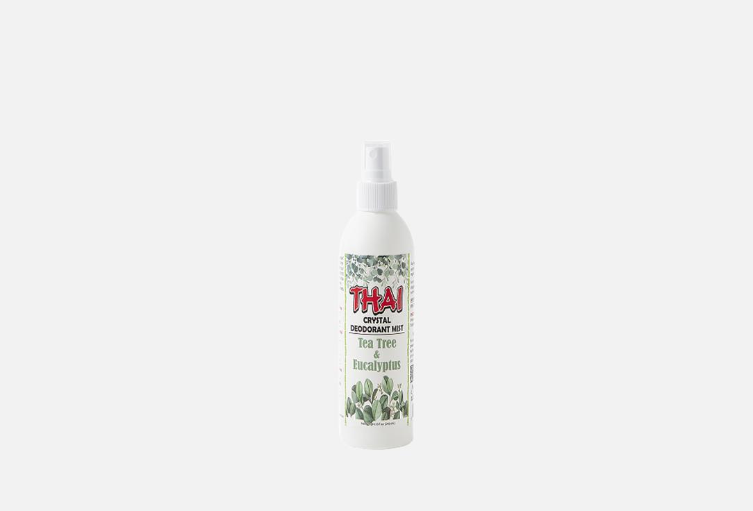 THAI CRYSTAL Aluminum & Fragrance Free Deodorant Mist Spray Tea Tree & Eucalyptus 240 ml THAI CRYSTAL Aluminum & Fragrance Free Deodorant Mist Spray Tea Tree & Eucalyptus