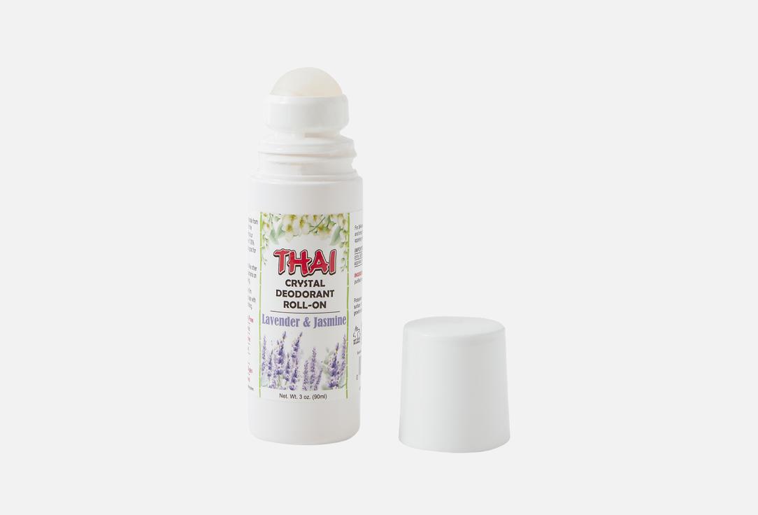 THAI CRYSTAL Aluminum & Fragrance Free Crystal Roll-On Deodorant Lavender & Jasmine 90 ml THAI CRYSTAL Aluminum & Fragrance Free Crystal Roll-On Deodorant Lavender & Jasmine