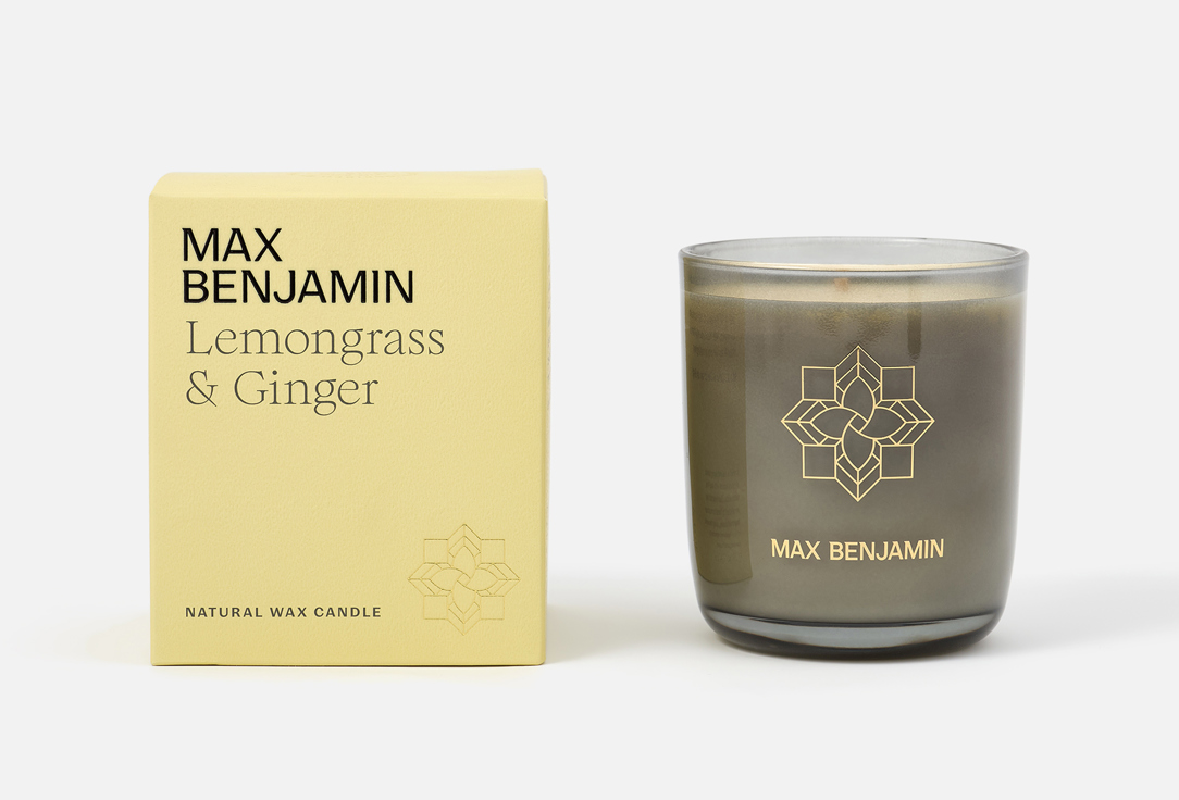 Max Benjamin CANDLE with LID Lemongrass & Ginger 210 g Max Benjamin CANDLE with LID Lemongrass & Ginger