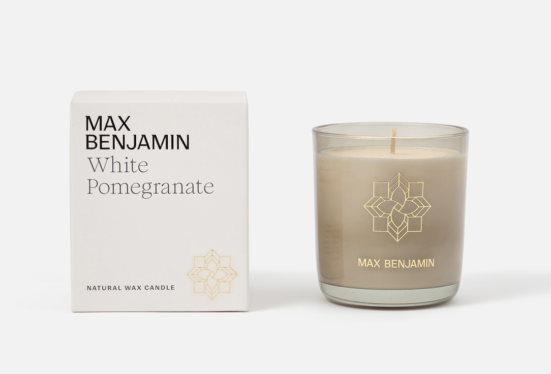 Max Benjamin CANDLE with LID White Pomegranate 210 g Max Benjamin CANDLE with LID White Pomegranate