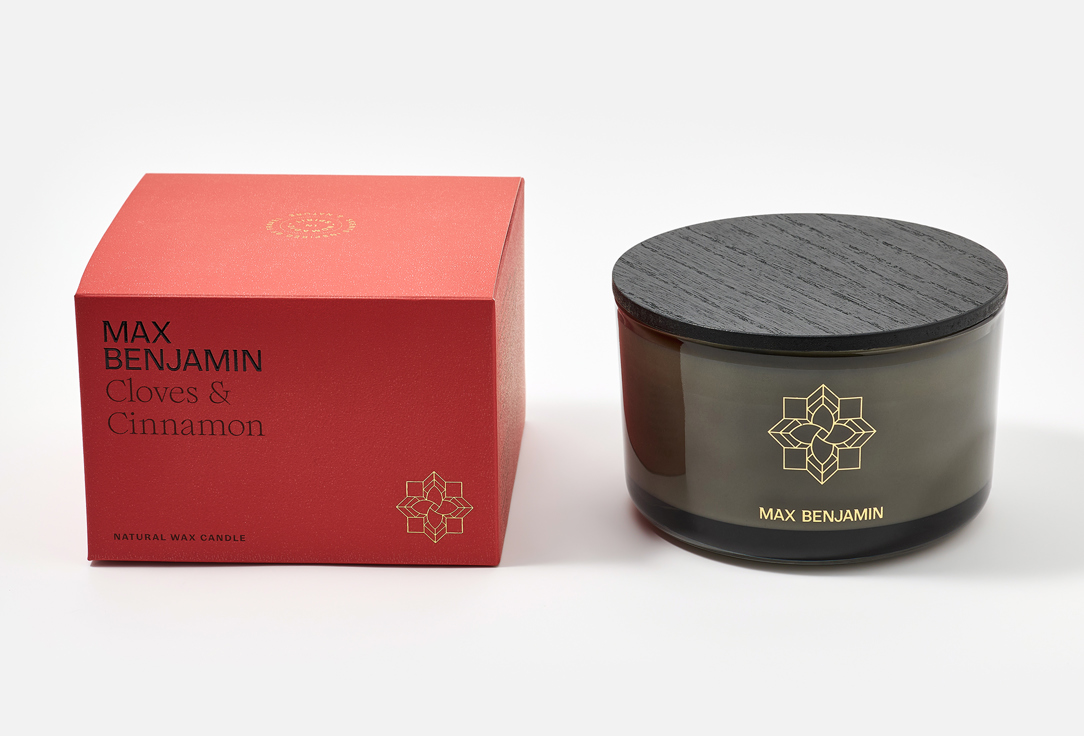 Max Benjamin 3 WICK CANDLE Clove & Cinnamon 560 g Max Benjamin 3 WICK CANDLE Clove & Cinnamon