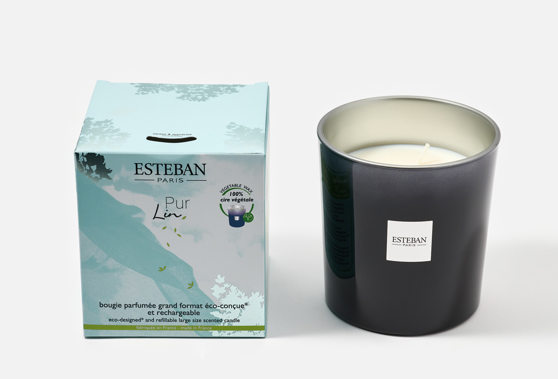 Esteban Paris Parfums Scented Candle Pur lin
