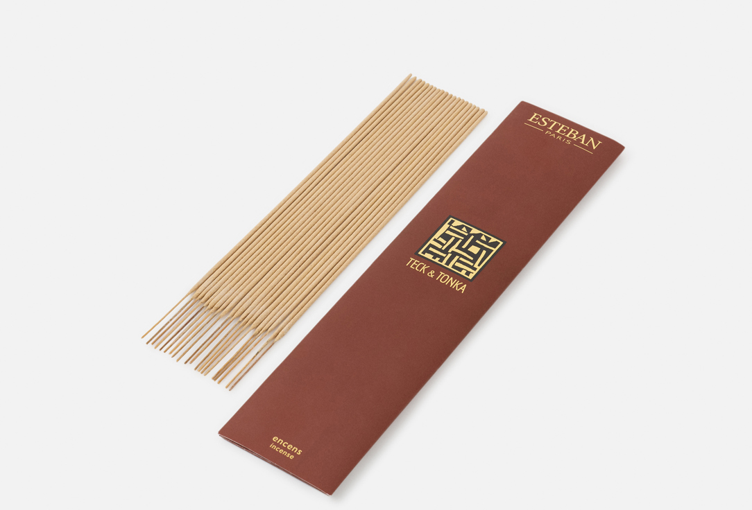 Esteban Paris Parfums Encens sticks Teck et Tonka