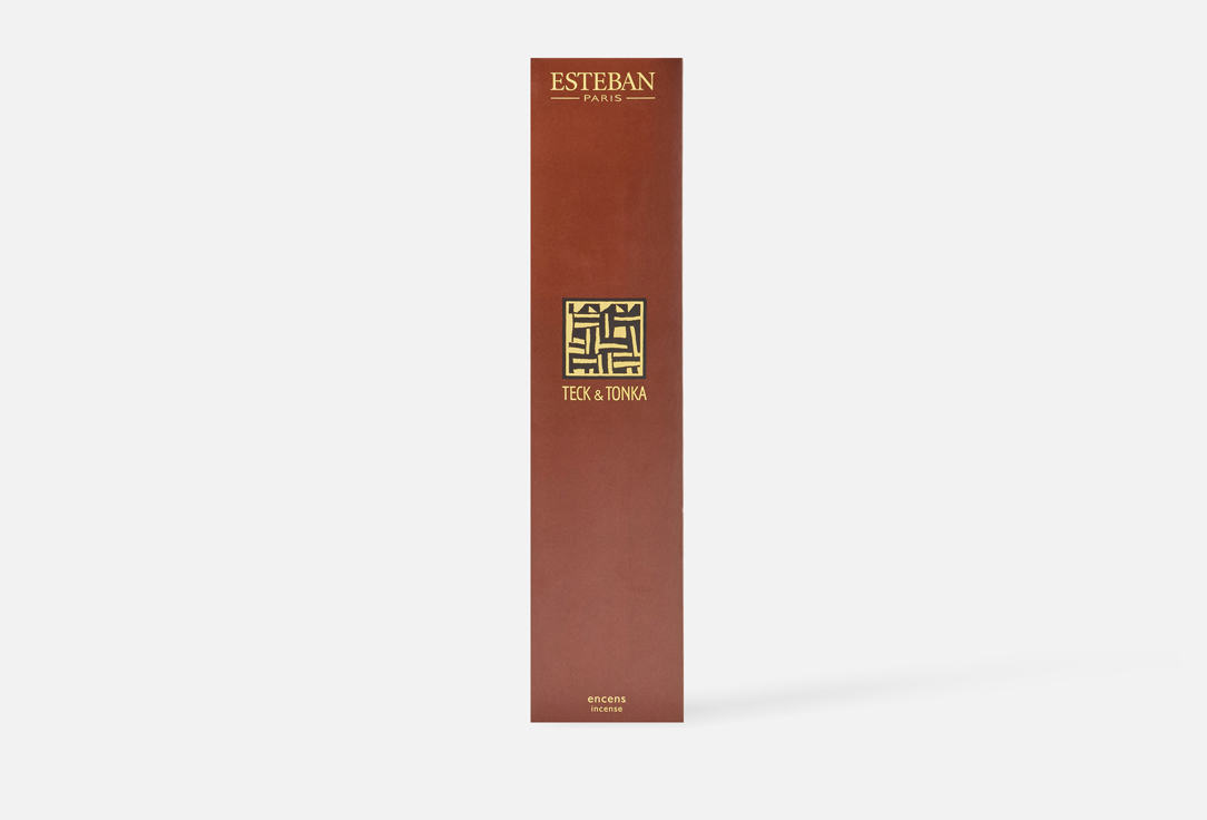 Esteban Paris Parfums Encens sticks Teck et Tonka