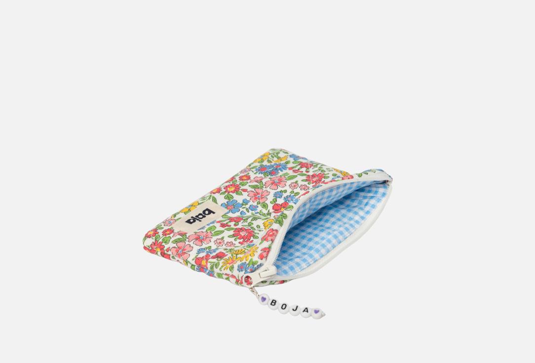 boja Cosmetic Bag Flat Beauty Bag Flower Lover Small 1 pcs boja Cosmetic Bag Flat Beauty Bag Flower Lover Small