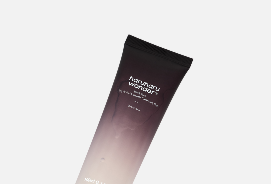 Haruharu Wonder Cleansing Face Gel BLACK RICE triple AHA gentle cleansing gel