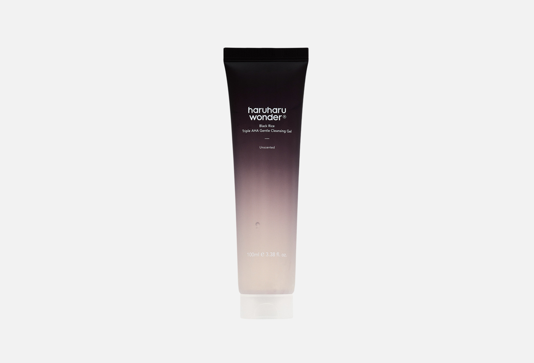 Haruharu Wonder Cleansing Face Gel BLACK RICE triple AHA gentle cleansing gel