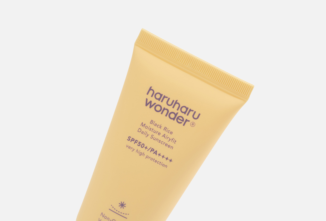 Haruharu Wonder Face Cream SPF50+ BLACK RICE moisture airyfit daily sunscreen