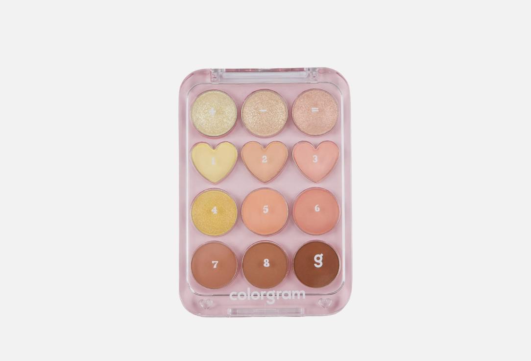 Colorgram Eyeshadow Palette Pin Point 05, Blossom+coral=love 9.9 g Colorgram Eyeshadow Palette Pin Point