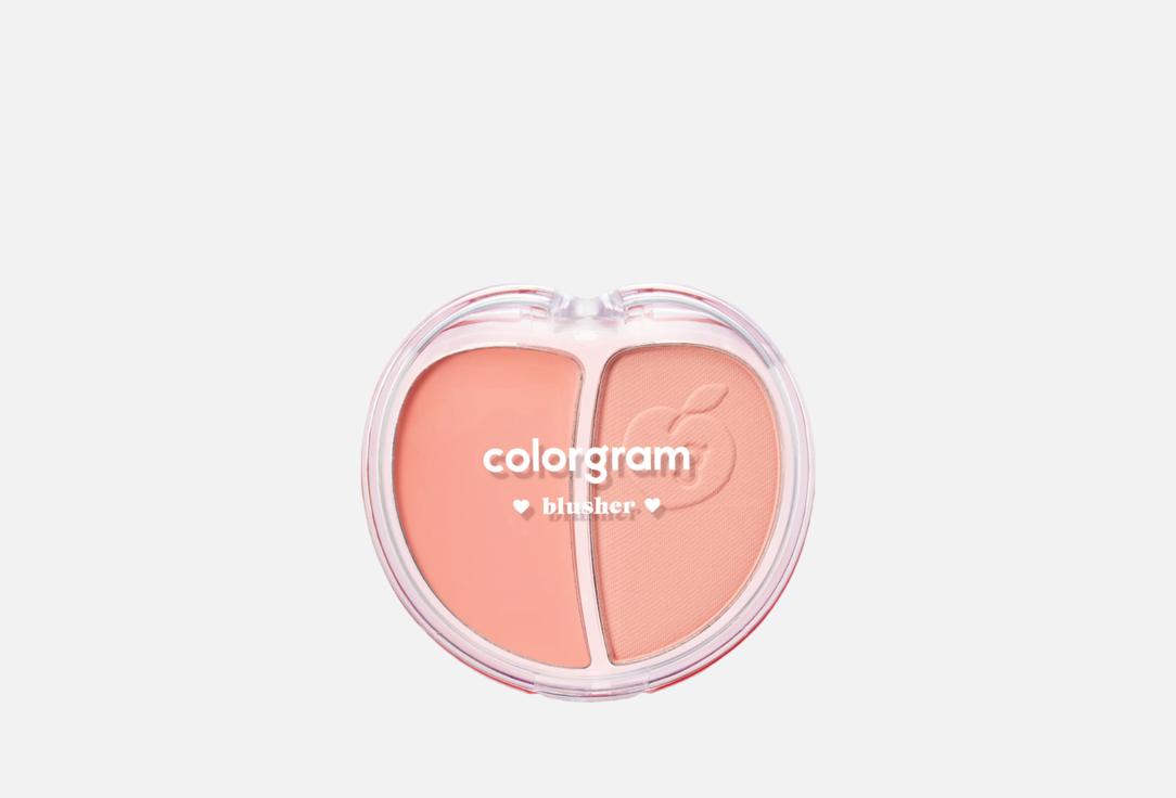Colorgram Duo Blusher Tintin Dory 02, Tangerine duo 5 g Colorgram Duo Blusher Tintin Dory