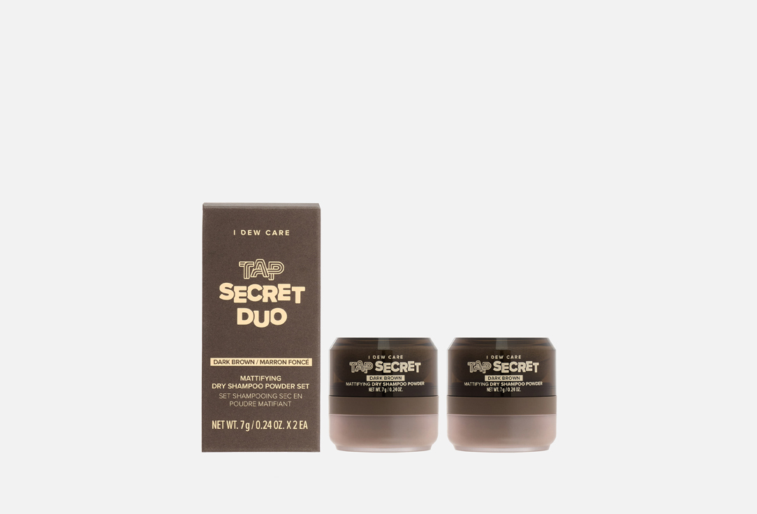 I DEW CARE Mattifying Dry shampoo Powder Set TAP SECRET DUO