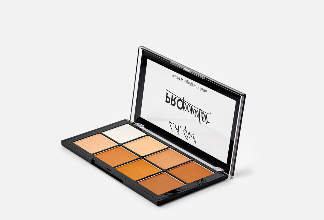 L.A. Girl Powder Contour & Highlighter Palette PRO Powder