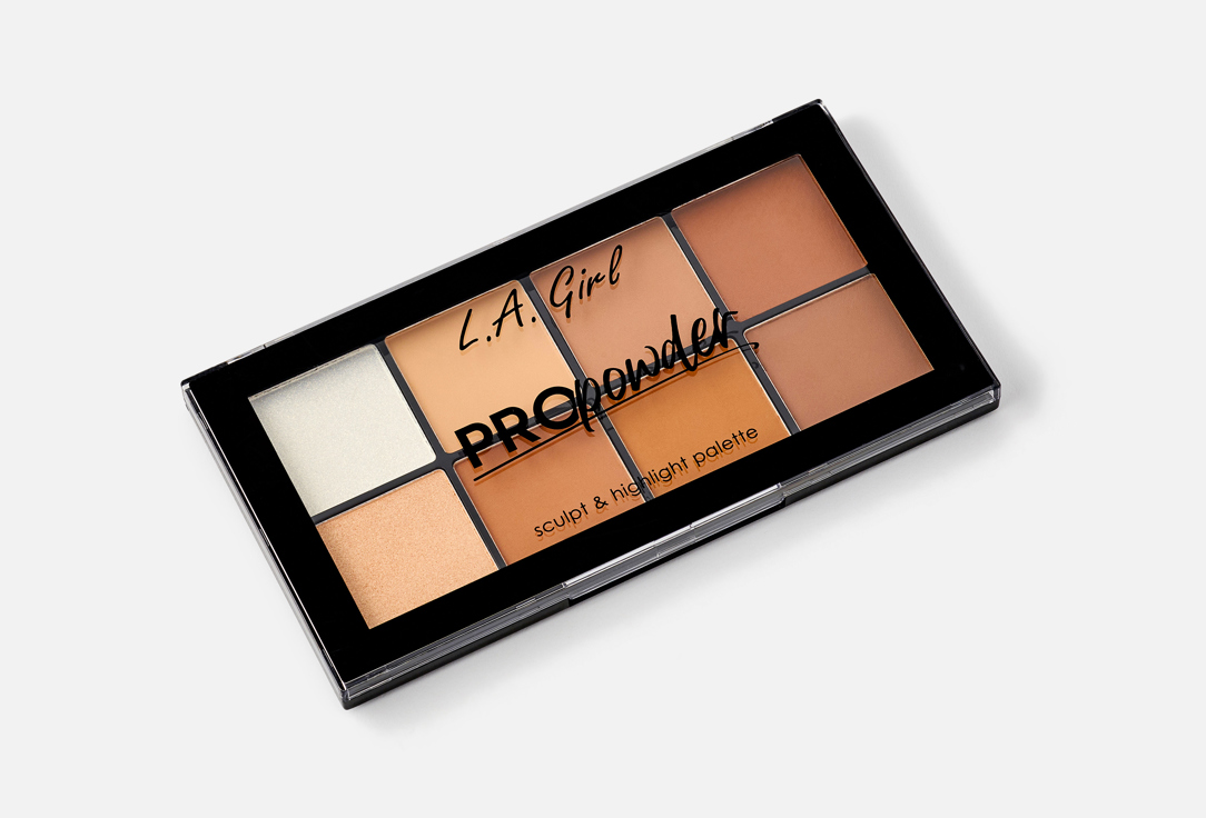 L.A. Girl Powder Contour & Highlighter Palette PRO Powder