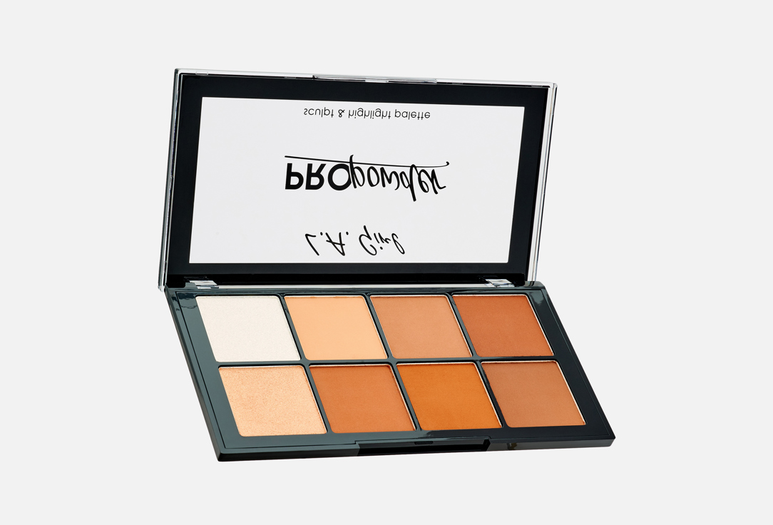 L.A. Girl Powder Contour & Highlighter Palette PRO Powder