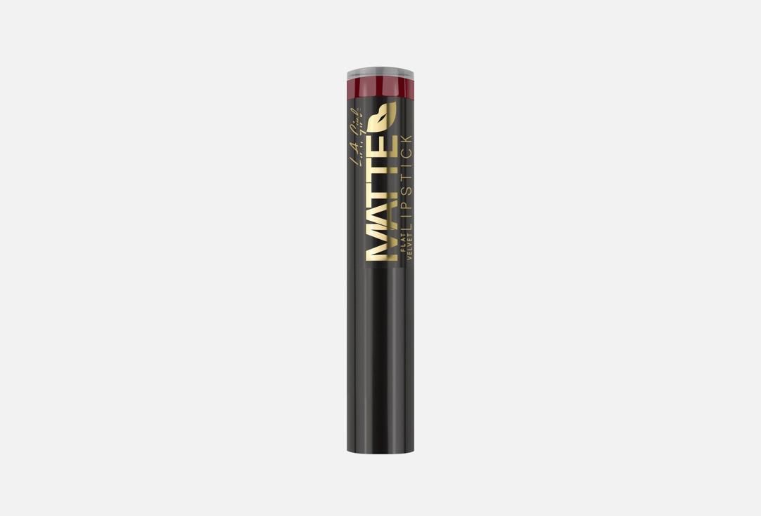 L.A. Girl Matte Lipstick Flat Velvet Lipstick Spicy 3 g L.A. Girl Matte Lipstick Flat Velvet Lipstick