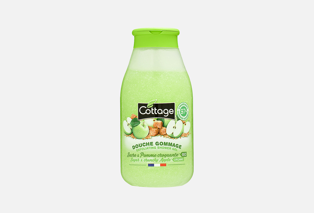 Cottage Exfoliating Shower Gel Sugar & Cruchy apple 270 ml Cottage Exfoliating Shower Gel Sugar & Cruchy apple
