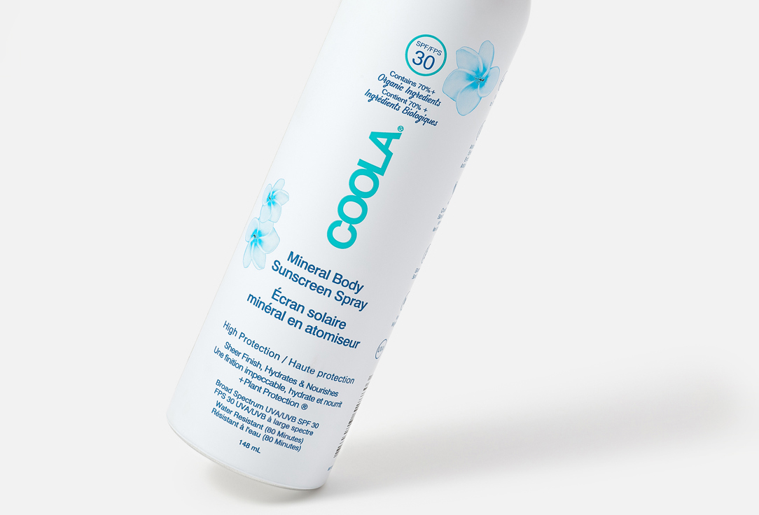 COOLA Sunscreen Body Spray SPF30 Zics Oxide Sunscreen Spray 148 ml COOLA Sunscreen Body Spray SPF30 Zics Oxide Sunscreen Spray