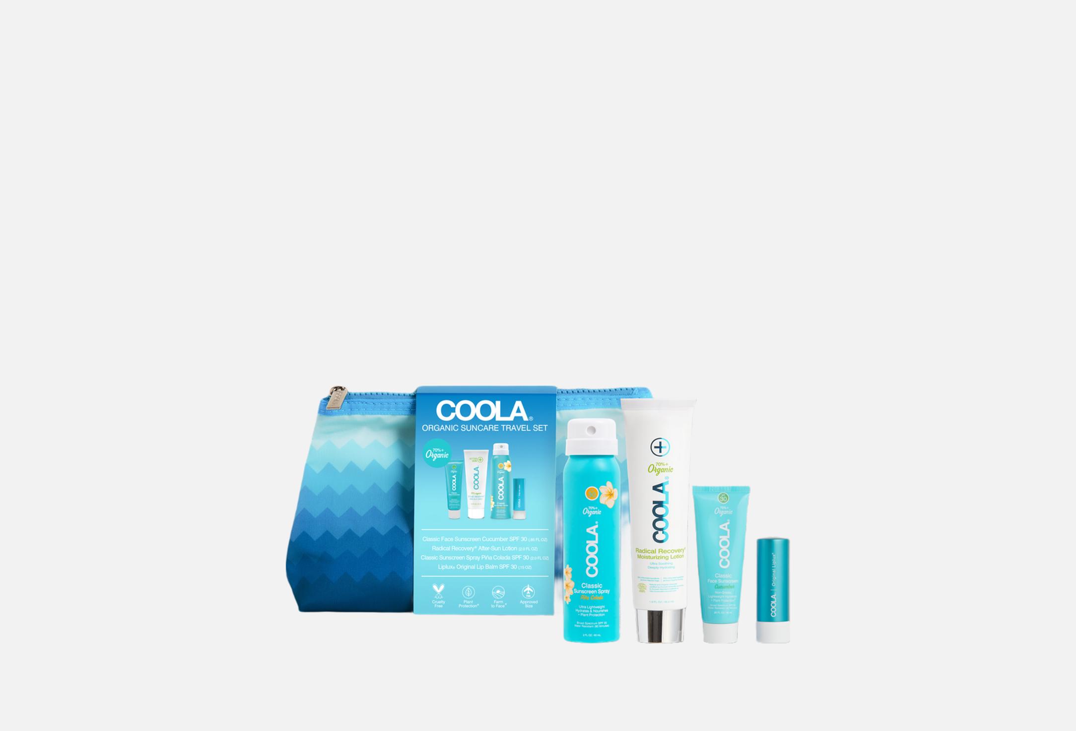 Organic Suncare Travel Set  4 