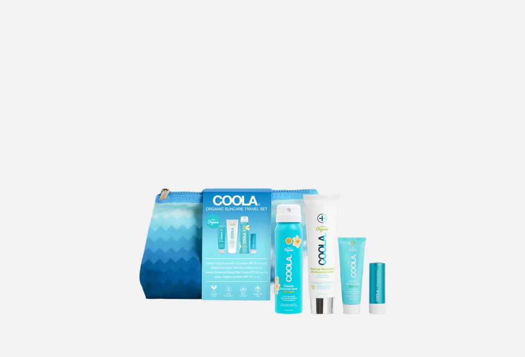 COOLA Набор средств для защиты от солнца Organic Suncare Travel Set 4 шт COOLA Набор средств для защиты от солнца Organic Suncare Travel Set
