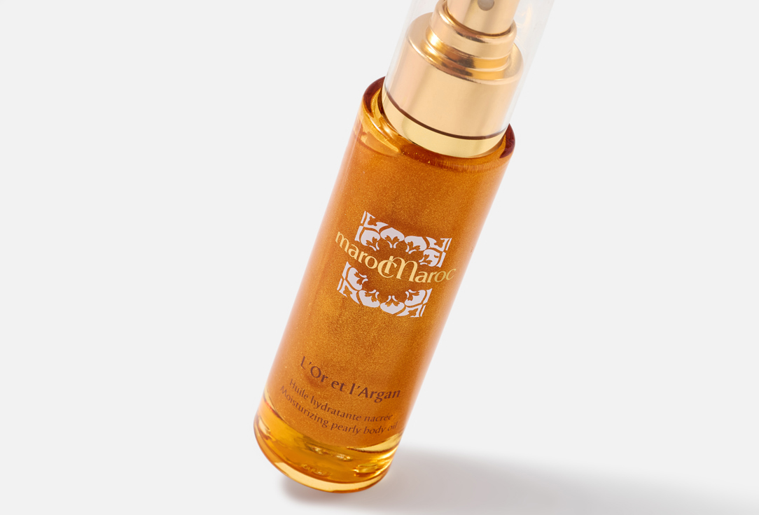 marocMaroc Moisturizing Pearly Body Oil L'or et l'Argan