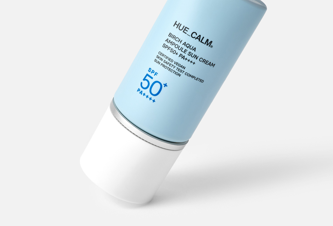 HUECALM Sun Cream Spf50+ Pa++++ Birch aqua ampoule