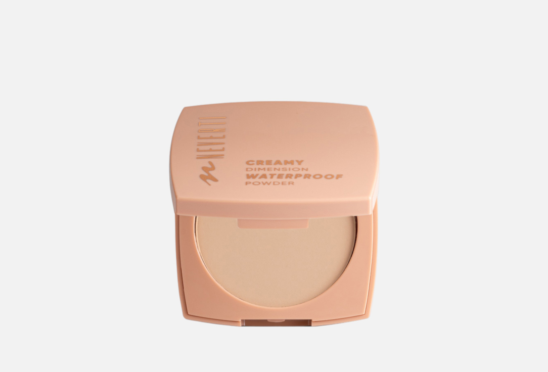 Neverti Waterproof pressed powder Creamy Dimension 003, Neutral 10 g Neverti Waterproof pressed powder Creamy Dimension