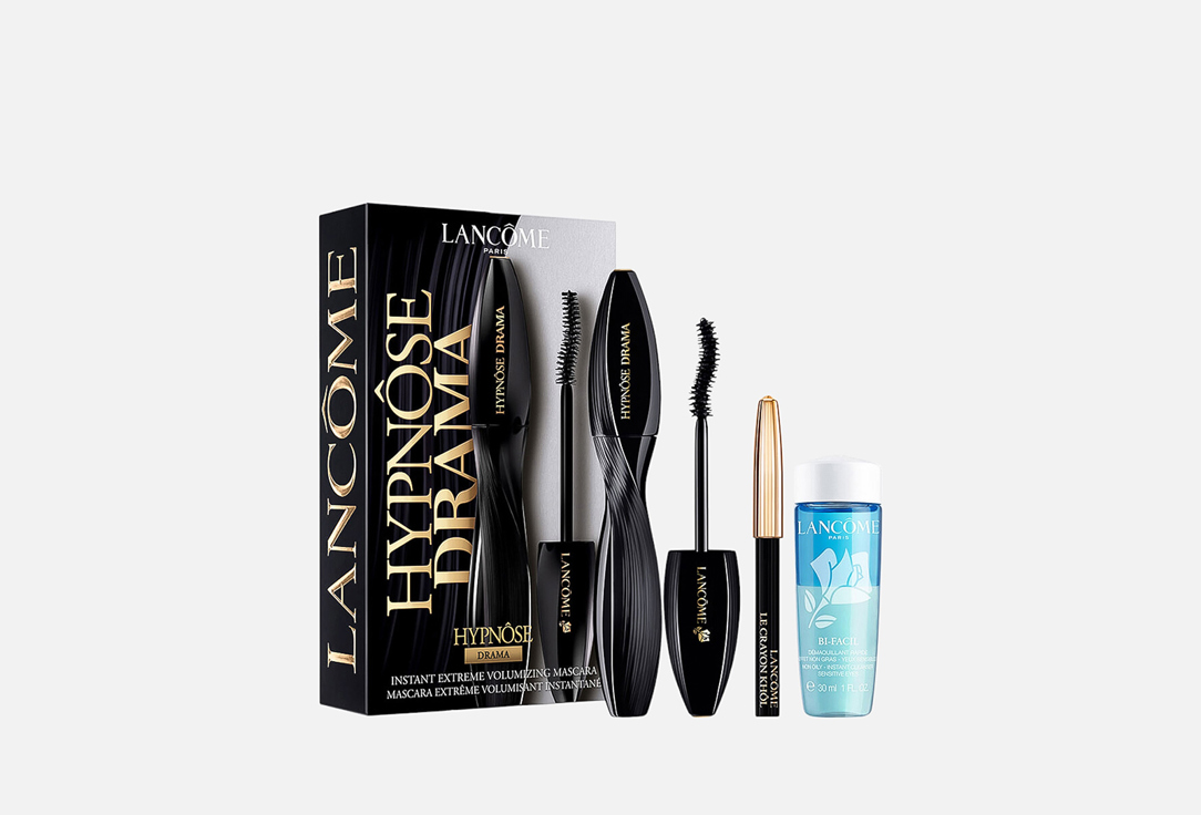 Lancome Makeup Gift Set: Mascara, Eyeliner, Makeup Remover Hypnôse Drama Mascara Set 3 pcs Lancome Makeup Gift Set: Mascara, Eyeliner, Makeup Remover Hypnôse Drama Mascara Set