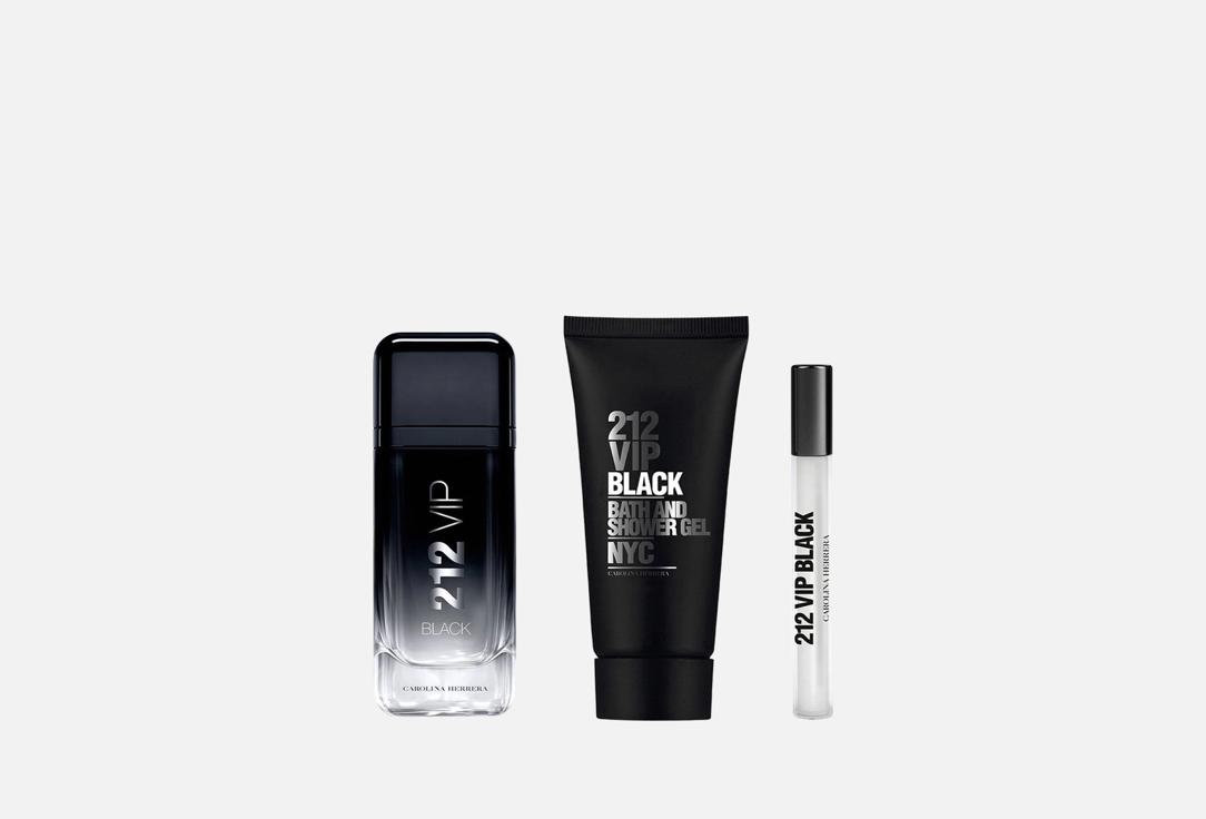 Carolina Herrera Eau de Parfum & shower Gel Set 212 VIP BLACK 3 pcs Carolina Herrera Eau de Parfum & shower Gel Set 212 VIP BLACK