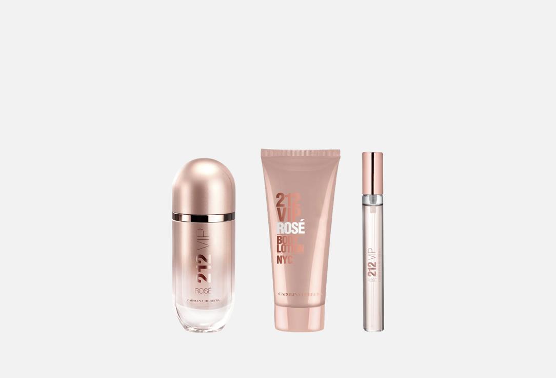 كارولينا هيريرا مجموعة ماء عطر و لوشن للجسم 212 في آي بي روزيه