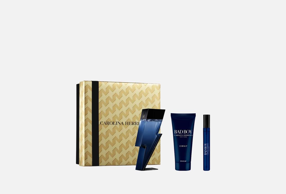 Carolina Herrera Eau de Parfum & shower Gel Set BAD BOY Cobalt 3 pcs Carolina Herrera Eau de Parfum & shower Gel Set BAD BOY Cobalt